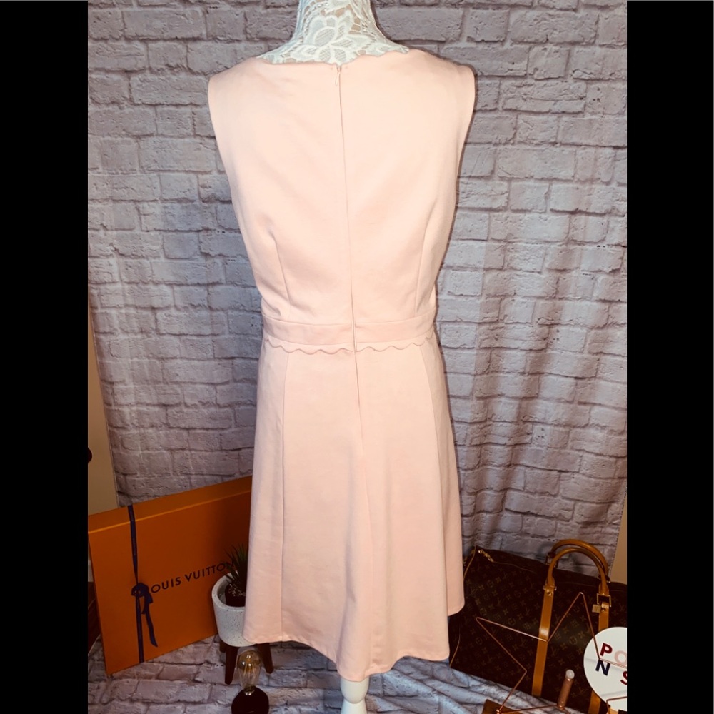 ELLE - LIGHT PINK SLEEVELESS DRESS - Picture 2 of 3